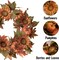 20-Inch Autumn Wreath with Sunflowers, Pumpkins, and Maple Leaves, Seasonal Decorative Wreath for Front Door, Wall, or Fireplace, Ideal for Fall, and Harvest Decor